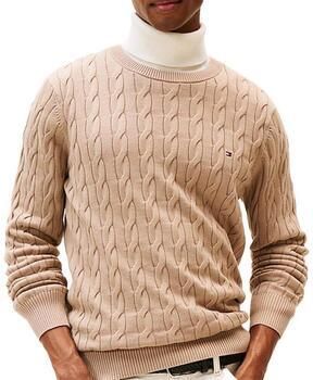 Tommy Hilfiger Regular fit gebreide pullover van zuiver katoen - Foto 4