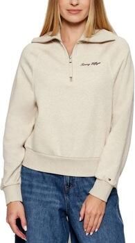 Tommy Hilfiger Classic Script Fleece Half Knit Sweater Dames - Foto 7