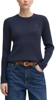 Tommy Hilfiger Trui met ronde hals CO CABLE C-NK LS SWEATER - Foto 6