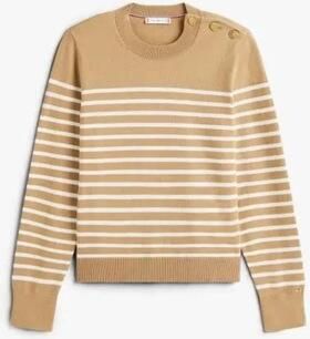 Tommy Hilfiger Trui CO JERSEY MID GG LS GOLD