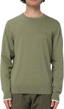 Tommy Hilfiger Groene Trui Ronde Hals Heren Green Heren