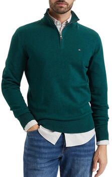 Tommy Hilfiger gebreide trui met kasjmier groen - Foto 4