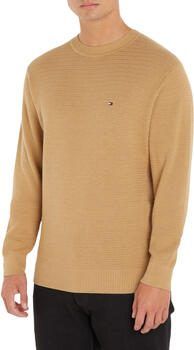 Tommy Hilfiger Beige Khaki Interlaced Structure Crewneck Pullover Beige Heren - Foto 3