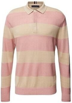 Tommy Hilfiger Gebreide linnen pullover met blokstrepen