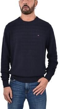 Tommy Hilfiger Trui met ronde hals STRIPE STRUCTURE regular fit licht oversized schouders - Foto 7