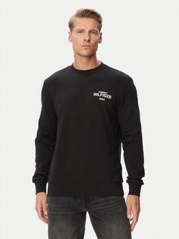 Tommy Hilfiger regular fit sweater met print zwart - Foto 5
