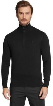 TOMMY HILFIGER Heren Truien & Vesten Pima Org Ctn Cashmere Zip Mock Zwart - Foto 18