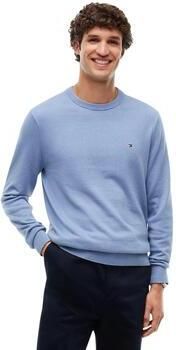 TOMMY HILFIGER Heren Truien & Vesten Pima Org Ctn Cashmere Crew Neck Lichtblauw
