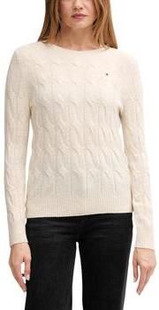 Tommy Hilfiger Gebreide trui SOFT WOOL CABLE C-NK met kabelpatroon van zuivere wol - Foto 6