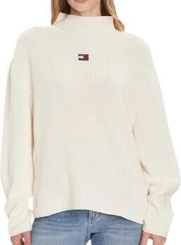 TOMMY JEANS Dames Truien & Vesten Tjw Mockneck Badge Sweater Gebroken Wit - Foto 10