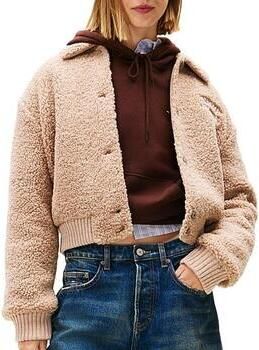 TOMMY JEANS Dames Jassen Tjw Teddy Varsity Bomber Zand - Foto 10