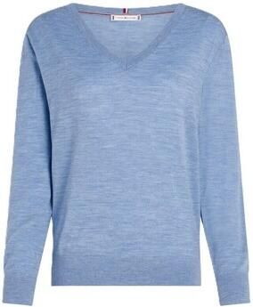 Tommy Hilfiger Gebreide pullover van wol met V-hals