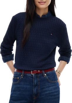 Tommy Hilfiger Trui met ronde hals CO CABLE C-NK LS SWEATER - Foto 5