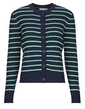 Tommy Hilfiger Vest CO CABLE FINE GG C-NK LS CARDI