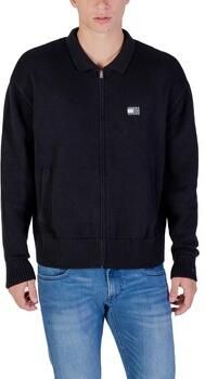 Tommy Jeans Relaxed fit gebreid jack van puur katoen