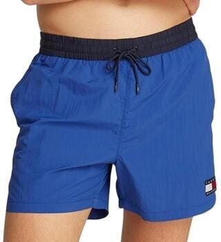 Tommy Hilfiger Swimwear Zwemshort MEDIUM DRAWSTRING met logo-patch met contrasterende band