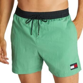 Tommy Hilfiger Swimwear Zwemshort MEDIUM DRAWSTRING met logo-patch met contrasterende band