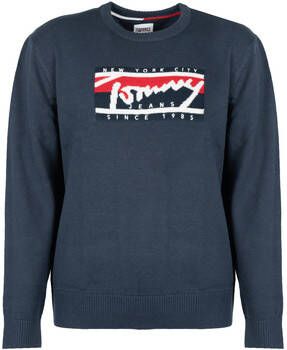 TOMMY JEANS Gebreide trui TJM TOMMY GRAPHIC FLAG SWEATER