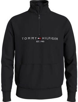 Tommy Hilfiger Sweater Big and Tall Mockneck Zwart