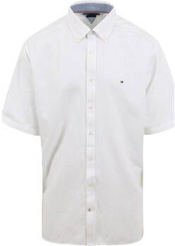 Tommy Hilfiger Overhemd Lange Mouw Big And Tall Overhemd Short Sleeve Wit