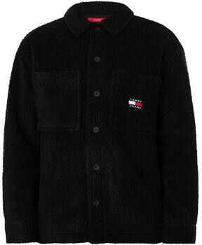 Tommy Jeans Mantel Effen Sherpa-overshirt