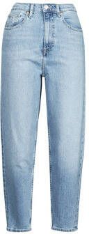 Tommy Jeans Tapered fit jeans met stretch model 'Mom Jean'