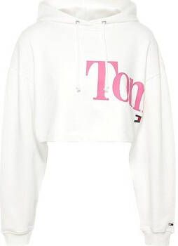 Tommy Jeans Sweater SUDADERA BLANCA MUJER DW0DW13577