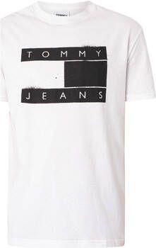 Tommy Jeans T-shirt Korte Mouw Klassiek Spray Flag T-shirt
