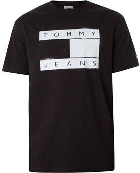 Tommy Jeans T-shirt Korte Mouw Klassiek Spray Flag T-shirt