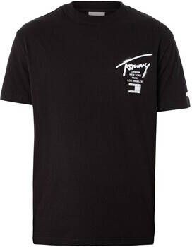Tommy Jeans T-shirt Korte Mouw Klassiek Spray Signature T-shirt