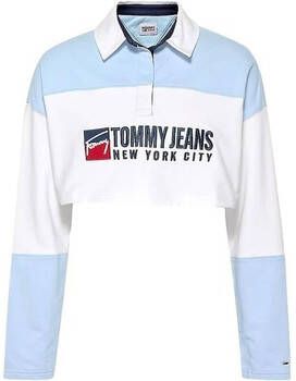 Tommy Jeans T-shirt Korte Mouw POLO CORTO AZUL MUJER DW0DW13430