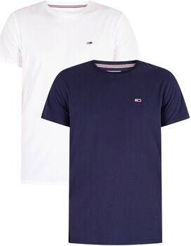 Tommy Jeans T-shirt Korte Mouw Set van 2 slanke jersey T-shirts