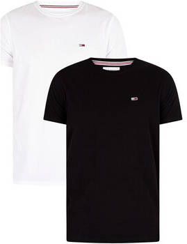 Tommy Jeans T-shirt Korte Mouw Set van 2 slim jersey T-shirts