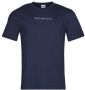 Tommy Jeans Heren T-shirt Blauw Korte Mouw Herfst Winter Blue Heren - Thumbnail 2