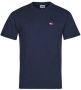 Tommy Jeans Donkerblauwe T-shirt Tjm Clsc Tommy Xs Badge Tee - Thumbnail 4