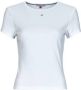 TOMMY JEANS T-shirt TJW BBY ESSENTIAL RIB SS met -merklabel - Thumbnail 3