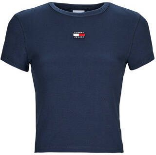 Tommy Jeans T-shirt Korte Mouw TJW BBY RIB XS BADGE
