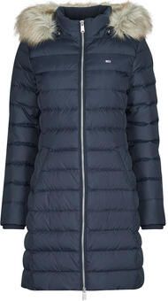 Tommy Jeans Slim fit gewatteerde lange jas met vulling van dons en veren