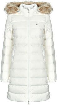 Tommy Jeans Slim fit gewatteerde lange jas met vulling van dons en veren
