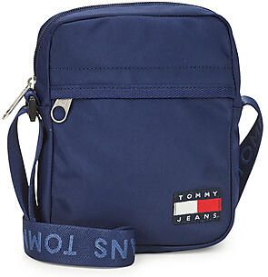 TOMMY JEANS Schoudertas TJM ESS DAILY REPORTER heren schoudertas mini bag met logo-bedrukte schouderriem