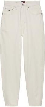 TOMMY JEANS Mom jeans High waist Mom-Jeans Tapered met logo-borduurwerk in enkelvrije lengte