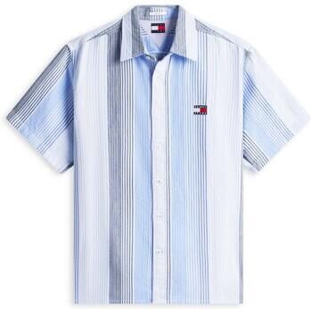 TOMMY JEANS Heren Overhemden Tjm Rlx Stripe Ss Shirt Ext Multi - Foto 7