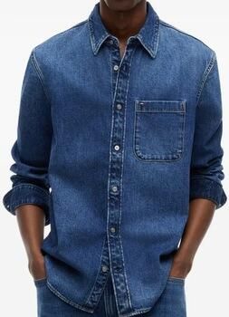 Tommy Jeans Overhemd Lange Mouw Dm0dm23390 Regular Denim - Foto 4