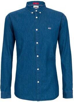 Tommy Jeans Cotton Denim Shirt Dm0Dm06562-447 Blauw Heren