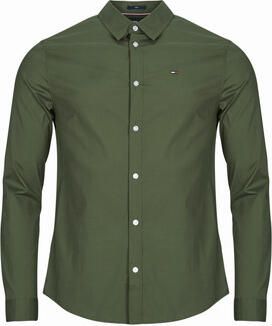 TOMMY JEANS Overhemd met lange mouwen Sabim Stretch Hemd Shirt Stretch shirt premium slim fit met elastaan