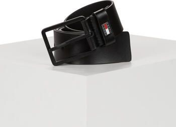 Tommy Hilfiger Leren Herenriem 4.0 Black Heren