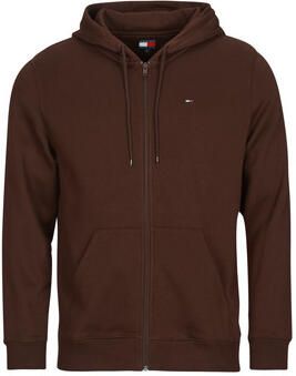 TOMMY JEANS Sweatshirt TJM REG S FLAG ZIP FLEECE THRU met geborduurd merklogo op borsthoogte - Foto 5