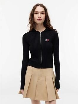 TOMMY JEANS Capuchonvest TJW HOOD ZIPPER RIB CARDIGAN