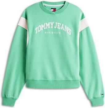 Tommy Jeans Boxy fit sweatshirt van katoenmix model 'VARSITY CREW' - Foto 3