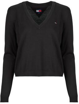 Tommy Jeans Curve Trui met V-hals TJW ESSENTIAL VNECK SWEATER EXT